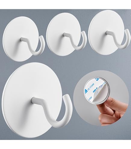 CNASA Crochets Auto-adhésifs Imperméables Sans Clou Robuste Pour Cintre