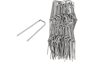 HAFEEHOO Inter Flowers GmbH Set brevettato – Varie misure – Ago per ghirlande fermate, fermacarichi brevettati per ghirlande per il giardino (17 x 35 mm, 50 pezzi)