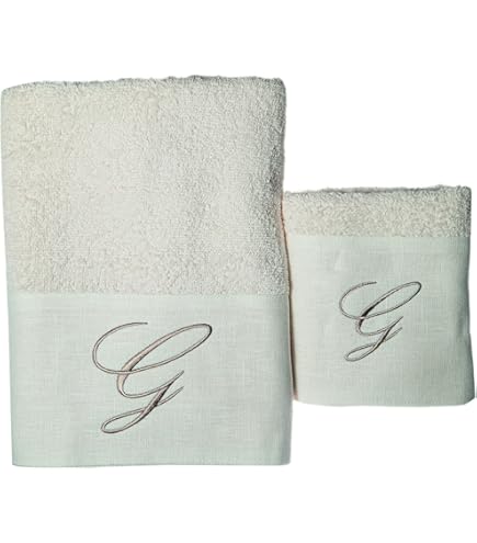 Set Asciugamani Herzbach Home 100% Cotone 70x140 Cm - Grigio Sabbia Con Disegno Zig Zag | Assorbente E Morbido - Foto 8