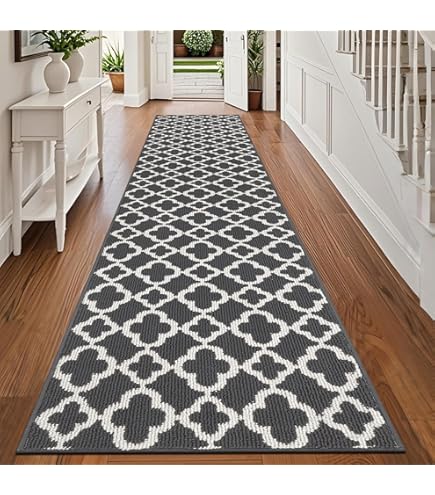 QQrunner Tapijtloper voor gang, boho, kleurrijk, antislip, 100 x 550 cm, keukentapijt, vintage, wasbaar, per meter, slaapkamer en gang, lang, lengte aanpasbaar, 60/70/80/90/100/120 cm breed QQrunner Tapijtloper voor gang, boho, kleurrijk, antislip, 100 x 550 cm, keukentapijt, vintage, wasbaar, per meter, slaapkamer en gang, lang, lengte aanpasbaar, 60/70/80/90/100/120 cm breed