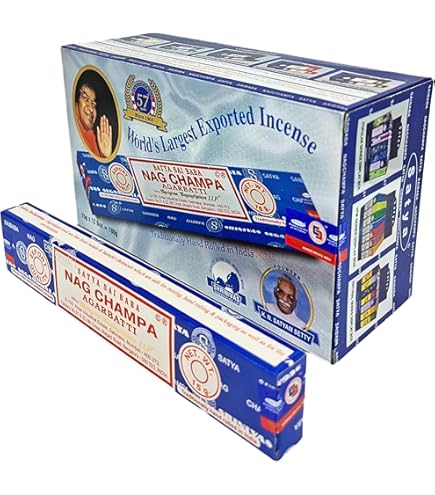 Satya Nag Champa Supreme Samyak Incense 180gm (12 x 15gm boxes