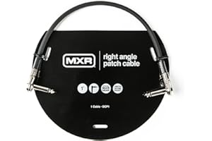 JIM DUNLOP MXR Patchkabel, 1 Fuß | 0,3 m, Flacher Winkelstecker (DCP1)