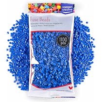 MÉGACRÉA – 1000 Perles à Repasser MIDI (5 Mm) Couleur Blanche – Opaque – Dès 5 Ans