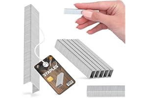 INSTALGURU 5000x Tackerklammern 6 mm 53A Polsterklammern Handtacker Klammern Heftklammern Vorrat für Holz Möbel Folien Starke Universelle Edelstahlklammern Tackernadeln