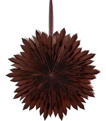 Amazon.de: EGLO Weihnachtsstern zum Aufhngen Winter, Weihnachtsdeko Stern,  Weihnachtsbeleuchtung, Papier in beige