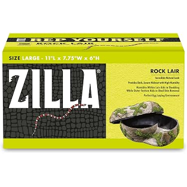 Zoo Med ReptiRapids Waterval – L – Met LED – Natuursteen Look – Drinkbron Voor Reptielen – Terrariumdecoratie