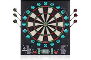 Blesion Diana electrónica actualizada 2024 con 6 dardos E, innovadora máquina automática con voz alemana, adecuada para baterías/adaptadores