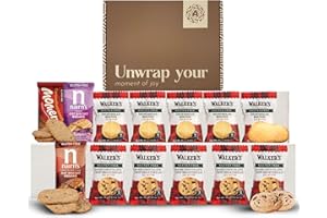 A AMOUSA Gluten Free Biscuits Hamper - Contains 13x items (29xTotal). Gluten Free Walkers Shortbread & Nairn’s Biscuit Breaks. Coeliac Gifts Set. Suitable Present For Celiacs or Anyone Following A GF Diet.