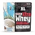 XL Nutrition Whey Protein | High Protein | Low Carbohydrates Protein Powder | Suitable for Vegetarians | 67 Servings | 2kg (Coconut Cream)