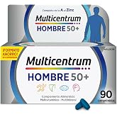 Multicentrum Men 50+ Multivitamin &amp; Multimineral Food Supplement For Men 50+, With Magnesium &amp; Vitamin C, Gluten Free, 90 Tab