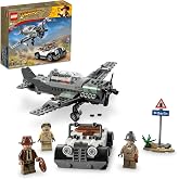 LEGO Indiana Jones Avcı U&ccedil;ağı Takibi 77012, 8 Yaş ve &Uuml;zeri &Ccedil;ocuklar i&ccedil;in İnşa Edilebilen Araba ve U&ccedil;ak Modelleri ile 3 Minifi