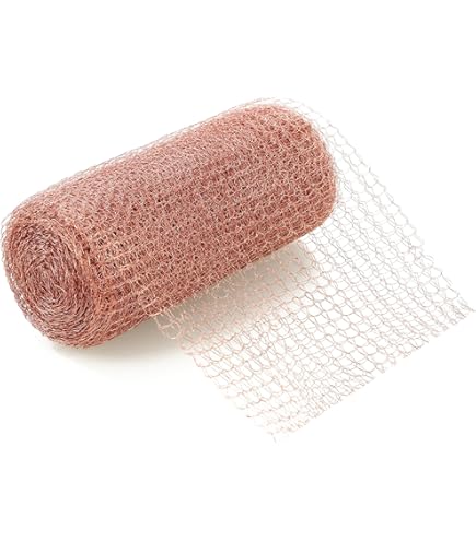 Maille En Cuivre Tricotée - 6 M X 12,7 Cm - Anti-Rongeurs, Escargots, Insectes - Pour Jardin, Potager, Maison