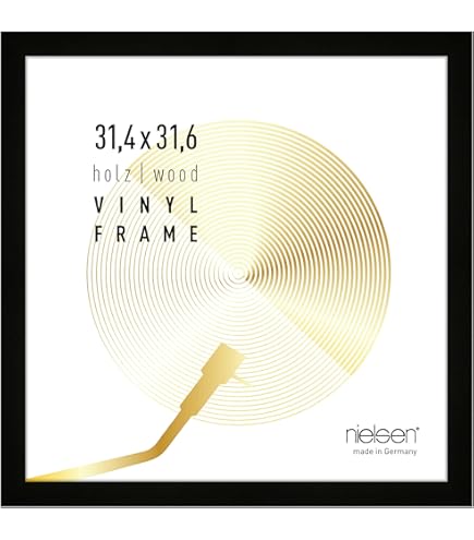 Cadre Expositeur Pour Vinyles 2x33 Tours - 87x47 Cm Avec Fenêtre (Blanc, Neuf)