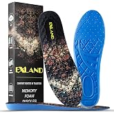 Exland Ortopedik Memory Foam İ&ccedil; Tabanlık &ndash; Kadın ve Erkek İ&ccedil;in Yumuşak, Rahat ve Konforlu Destek (XL (46-48))