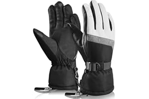 ‎KINEED Kineed Skihandschuhe Damen Touchscreen Winterhandschuhe Wasserdicht Snowboardhandschuhe Winter Warm Schnee Handschuhe Winddicht 3M Thinsulate