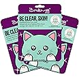 The Crème Shop Korean Skin Care Animal Face Mask Sheet 3 Pack (Kitten)