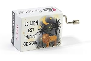 EDITIONS FUZEAU FUZEAU - 78142 - Serinette - Boîte à Musique - Titre Le lion est mort ce soir - Thème Populaire - Jouer votre Mélodie Préférée - Dès 3 ans