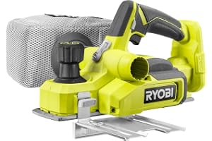 RYOBI 18V ONE+™ RPL18-0 trådlös hylla, bredd 82 mm | 14 000 varv/min, djup 0–2 mm, falsning 12,5 mm, dubbla spån, bearbetad aluminiumsula