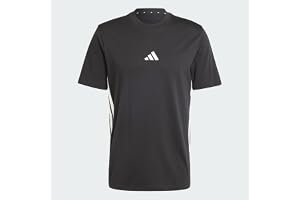 adidas herr Essential Three Stripes Single Jersey Tee T-tröja