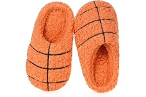 Gaatpot Zapatillas de Estar por Casa para Niñas Pantuflas Invierno Niños Calentitas Slippers Interior Suaves y Comodas Diseño Esférico 22-39EU