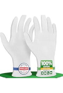 2 Paires De Gants En Coton Doux, Hydratants Et Élastiques | FindTheDeal