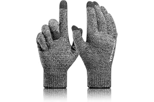 TRENDOUX Handschuhe Herren Damen Winter: Thermo Handschuhe Touscreen Warme Winterhandschuhe zum Radfahren Fahren Wandern