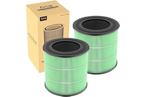 AIRTOK Luftreiniger AP0601 Ersatzfilter 2er Set, 4-Stufiges Filtersystem, H13 True HEPA Filter (Nur für Luftreiniger AP0601)