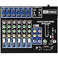 DaBeatz 6-Channel Stereo Echo DJ Sound Mixer with USB and Bluetooth for Parties, Stage Effects, Weddings, Diwali Giving Your Occasion an Impressive Output. (Black)