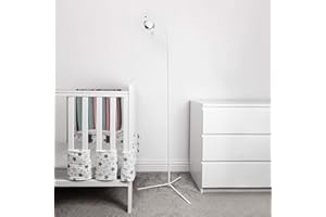 Flexi Air 3 Pro (Tripod Base) The Universal Freestanding Baby Monitor Holder, Baby Video Monitor Shelf with Flexible Hose, Camera Stand for Nursery Compatible with Most Baby Monitors (White)