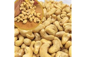 ‎BULK & TASTY. BULK & Tasty. Cashewkerne Naturbelassen 1kg, Ganze W320 Natural Nüsse. Kein Salzzusatz, Nicht Geröstet. Cashew Nuts Snack, Cashew-Nüss Großpackung