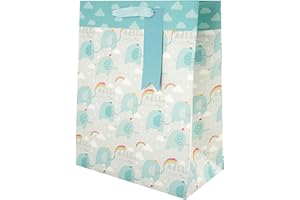Hallmark Grand sac cadeau pour bébé garçon Motif éléphant mignon