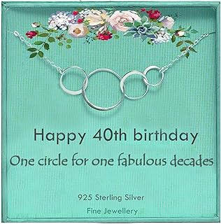 jewellery for 40th birthday female
