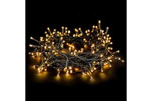 E EMOS Emos LED Lichterkette Multifunktion 8 Modi, Länge 12m, 120 LEDs, 230V mit Stecker, Lichterkette Innen und Lichterkette Außen wasserdicht IP44, Farbtemperatur: warmweiß