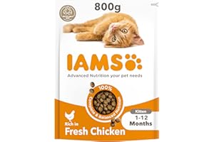 IAMS for Vitality Alimento para Gatitos con pollo fresco [800 g]