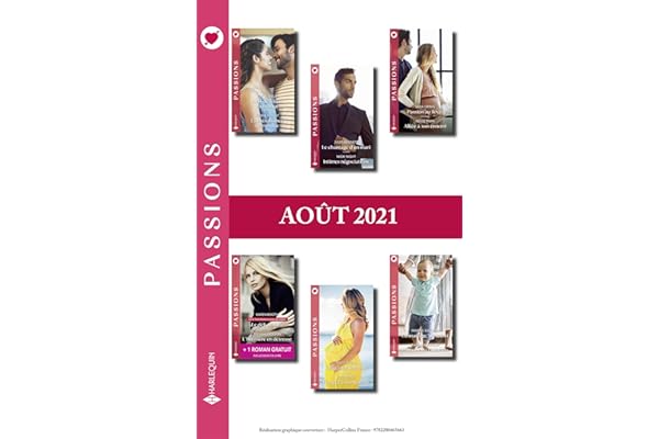 Pack mensuel Passions : 12 romans + 1 gratuit (Août 2021)