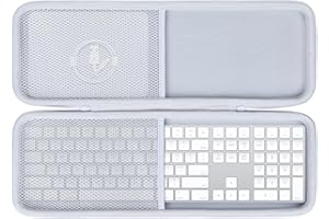 Lebakort Hart Tasche Hülle Etui für Apple Magic Keyboard mit Ziffernblock und Magic Mouse