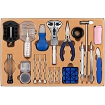 Kit Changement Pile Montre - Presse De Boîtier Avec 12 Moules, Tournevis Et Levier | Pour Amateurs Et Réparateurs