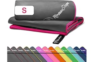 NirvanaShape Serviette Microfibre 60 x 40 cm, Serviette de Voyage légère et compacte - Serviette Microfibre pour Le Voyage, Les Vacances, Le Fitness - sans Pochette ni Sac d'emballage