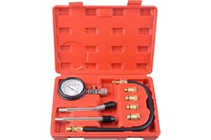 DAYUAN Compression Tester Set Compression Tester Engine Compression Test Measure Car M10 M12 M14 M18 0-20 bar & 0-300 psi
