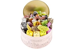 ‎GUSTONE. GUSTONE. gemischte Premium Trüffel Collection in edler Geschenkdose - 30 hochwertige Schokoladen-Trüffelpralinen von Torroneria Piemontese