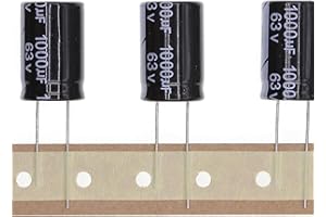 HUABAN 10 Kawałki 63V 1000UF Wtykowy aluminiowy kondensator elektrolityczny 16x25 16 * 25mm