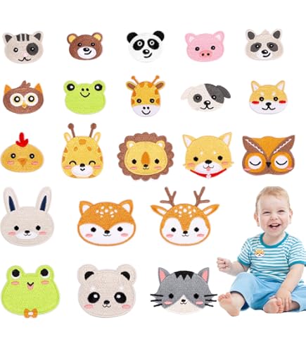 Toppa Termoadesiva Gufo - Rosa E Blu, 9x7.5 Cm, Per Vestiti E Zaini, Bambini - Foto 9