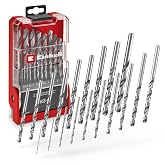 Orijinal Einhell 19 Par&ccedil;a HSS-G Metal Matkap Ucu Seti (HSS 4241 &Ccedil;elik, Y&uuml;ksek Parlaklıkta, 135&deg; Split-Point U&ccedil;, Frezelenmiş T