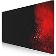 TITANWOLF - XXXL Mouse Mat - 1200 x 600 x 3 mm Mouse Pad – Extra Large Speed Gaming Mousepad - Table Mat Large Size - improved Precision and Speed – Design Blood