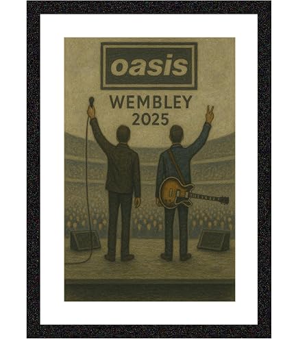 Oasis Supersonic Rock Band Music Vintage Poster Photo Wall Art