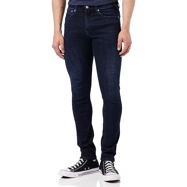 Jeans elasticizzati cargo slim fit straight con lavaggio cool - Blu scuro denim, T.N