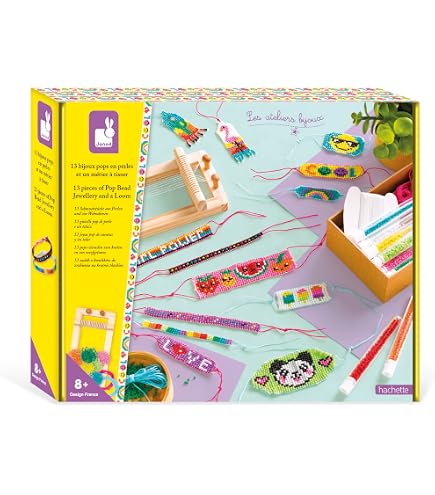 Pepperell Kit métier à tisser rétro, métal, rouge, 1 pièce (lot de 1