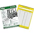 Scafftag by Brady Forklifttag Status Insert Pack – 10 Safety Inserts for Forklift Inspection System and Pre-Shift Safety Compliance - Forklift Safety Tag