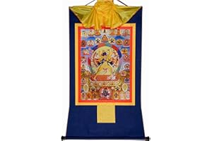 Gandhanra Thangka Tibetano,Kalacakra Vajrayogini in Yab Yum,(Buddha femminile/Dakini),Arazzo Tibetano Buddha Decorazione Per La Casa,Arazzo Zen Buddista,Arazzo Meditazione,Altare Buddista