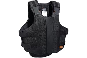 Airowear - AirMesh II - Ladies Padded Body Protector - Black - Highly Ventilated - Ultimate Comfort & Safety - Flexible - Horse Riding Body Protector - Adult Protective Equestrian Gear